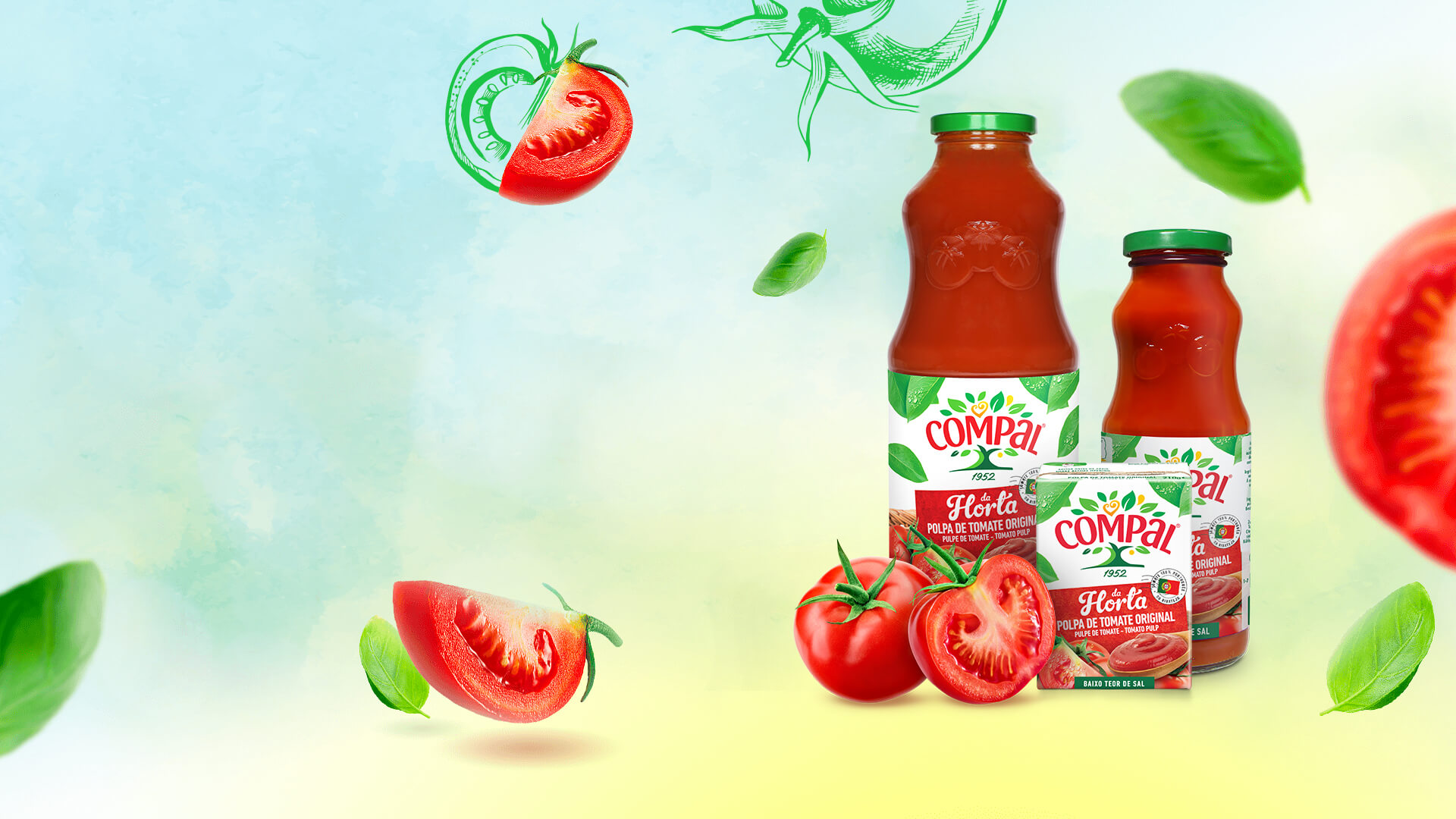 Da Horta - Derivados de Tomate - Polpa de Tomate